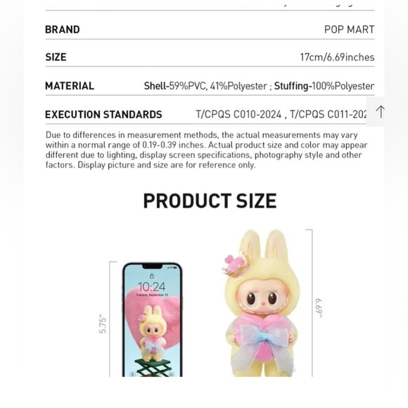 POPMART Labubu Checkmate Queen Vinyl Plush NWT - Picture 8 of 8